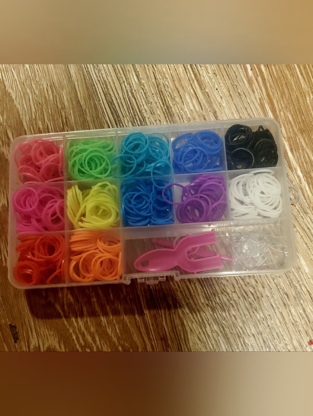 Assorted Rainbow Rubber Bands Braclet Making Kit- LOOM bands